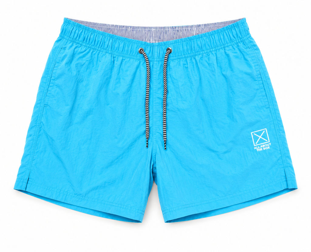 AATBox Mens Swim Shorts Light Turquoise