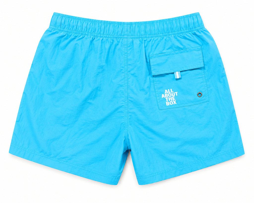AATBox Mens Swim Shorts Light Turquoise