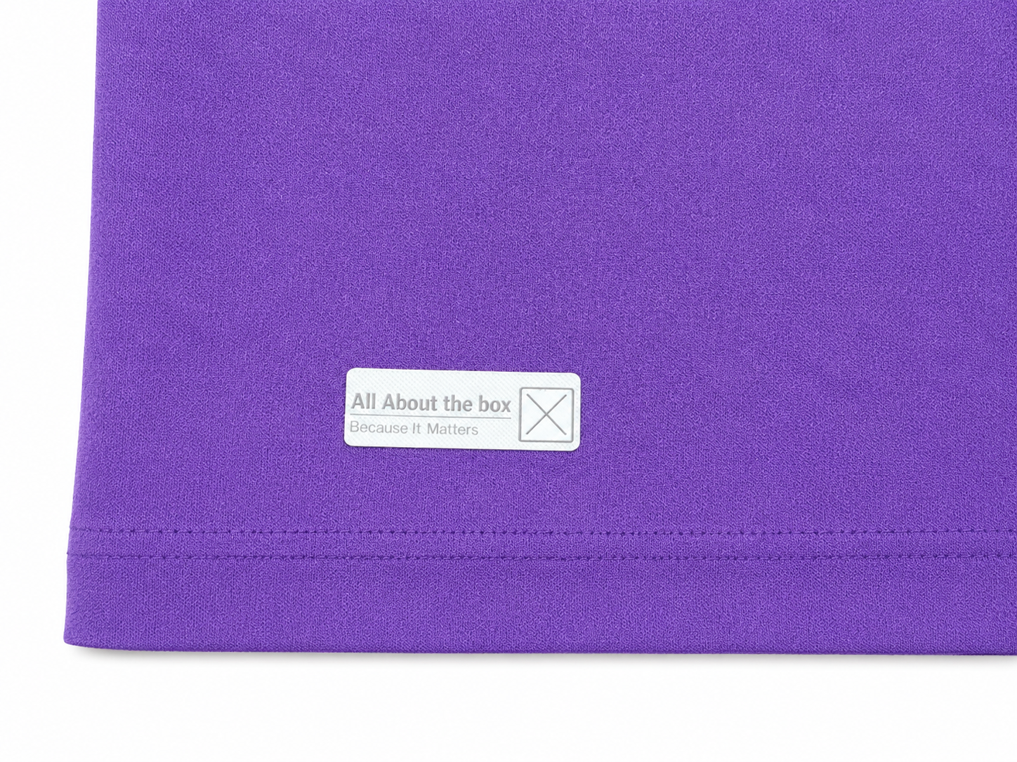 AATBox Short Sleeved Purple Heather Polo Shirt