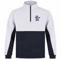 Tracksuit Top 1/4 zip Two tone White/Navy Blue