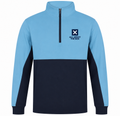 Tracksuit Top 1/4 zip Two tone Blue/Navy Blue