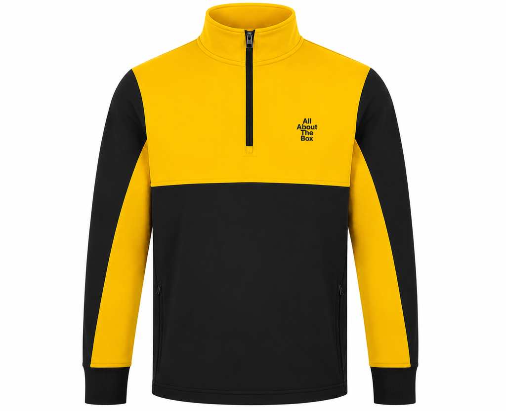 Performance Sports Top 1/4 zip Two tone Yellow/Black