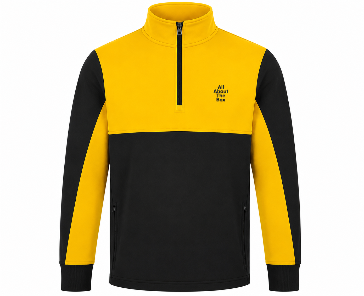 Performance Sports Top 1/4 zip Two tone Yellow/Black