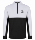 Performance Sports Top 1/4 zip Two tone White/ Black