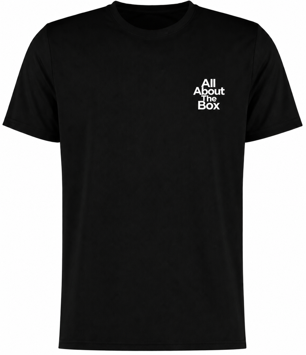 Sports Performance Short Sleeve Black T Shirt