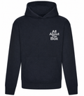 Black Heavyweight Hoodie Front Logo