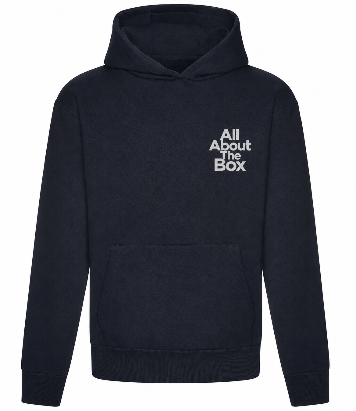 Black Heavyweight Hoodie Front Logo