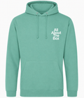 Spring Green aatbox College Hoodie with Logo on the front