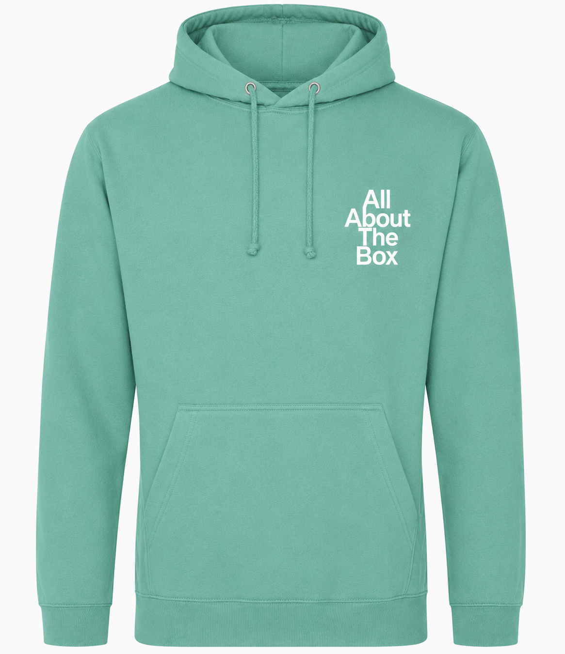 Spring Green aatbox College Hoodie with Logo on the front