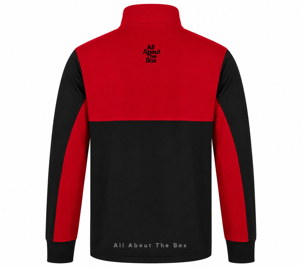 Performance Sport Top 1/4 zip Two tone Red/Black