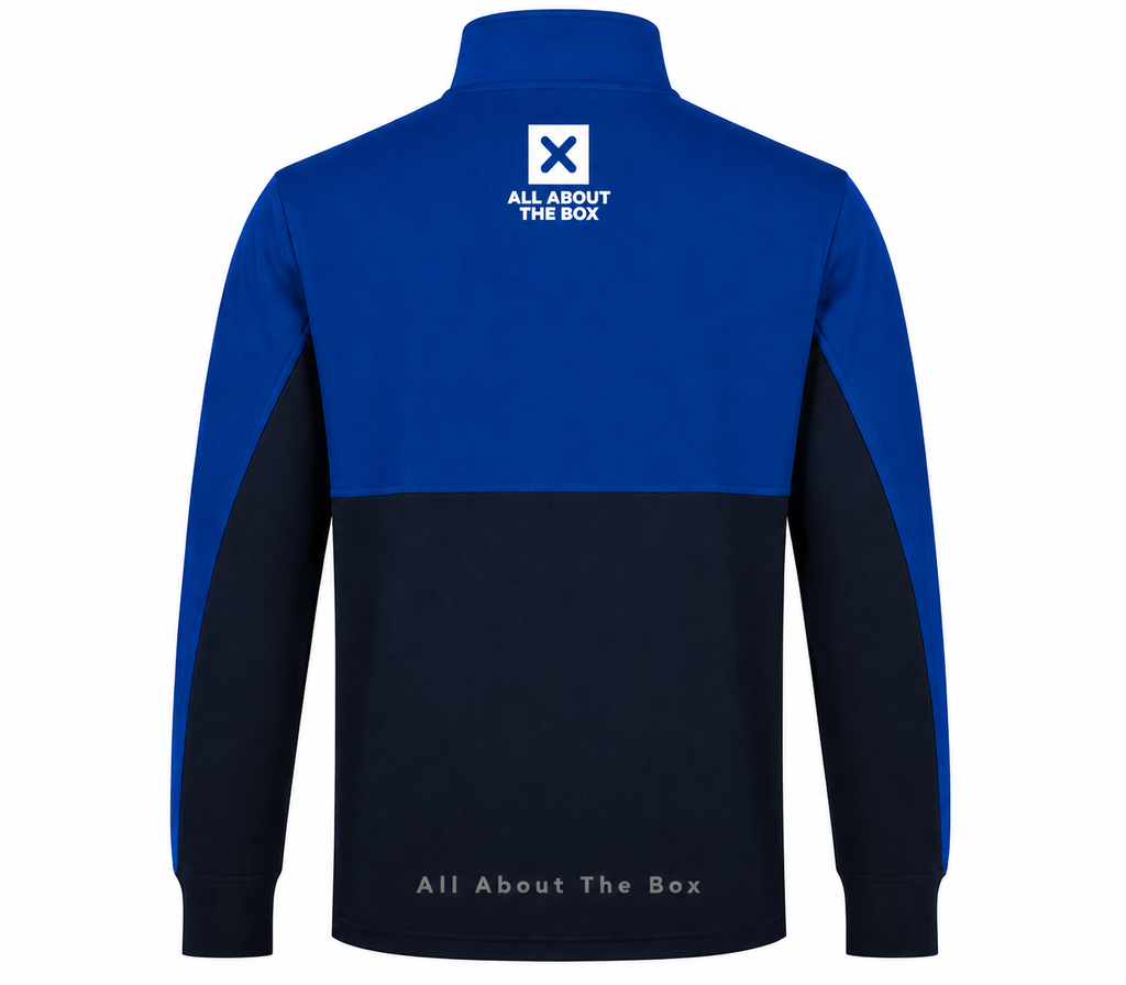 Performance Sports Top 1/4 zip Two tone Blue/Navy Blue