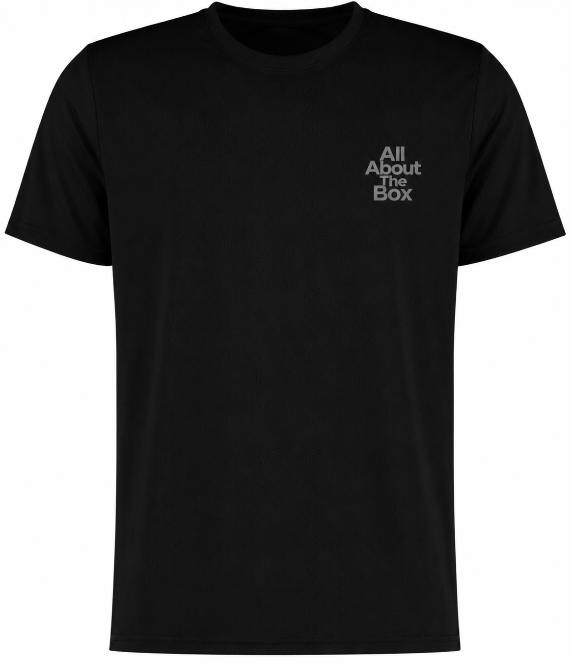 Sports Performance Short Sleeve Black T Shirt