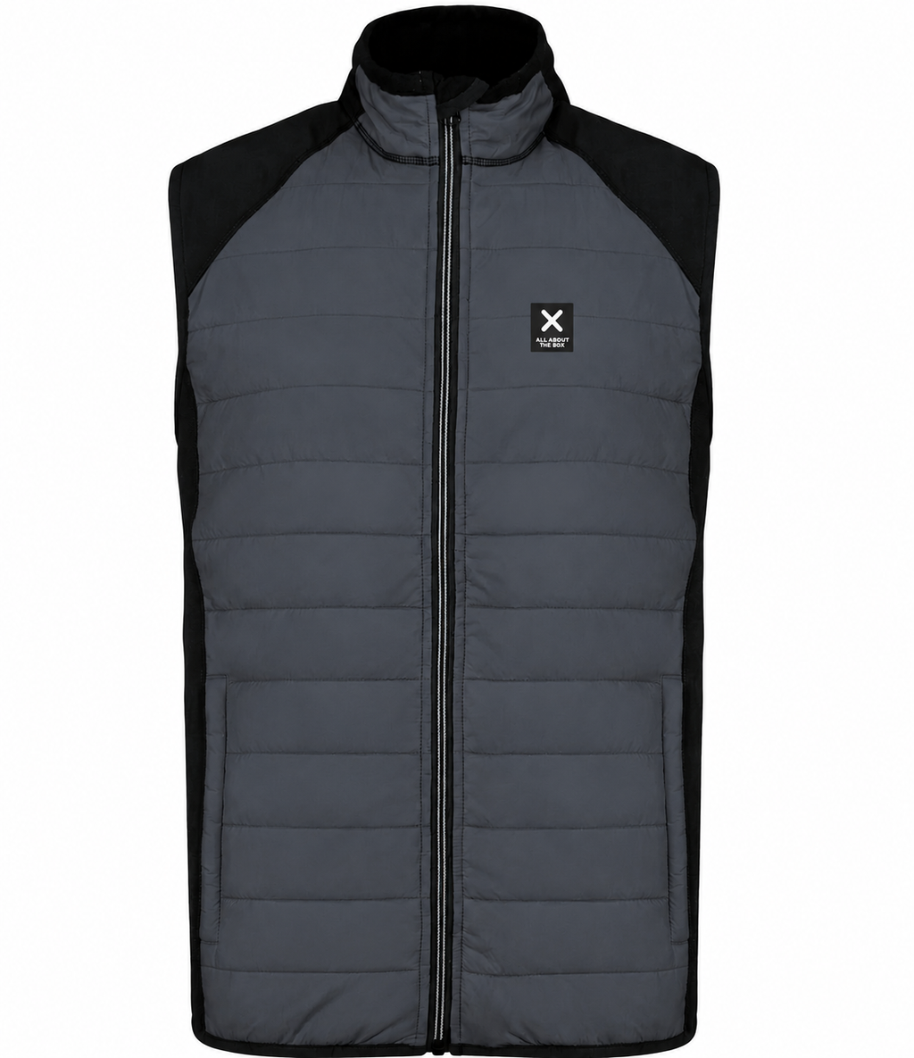 Dual Fabric Sports Bodywarmer Grey/Black