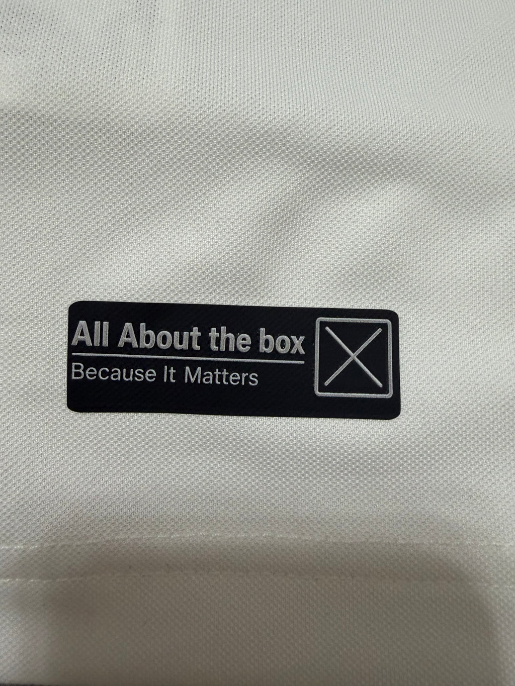 AATBox Short Sleeved White Polo Shirt