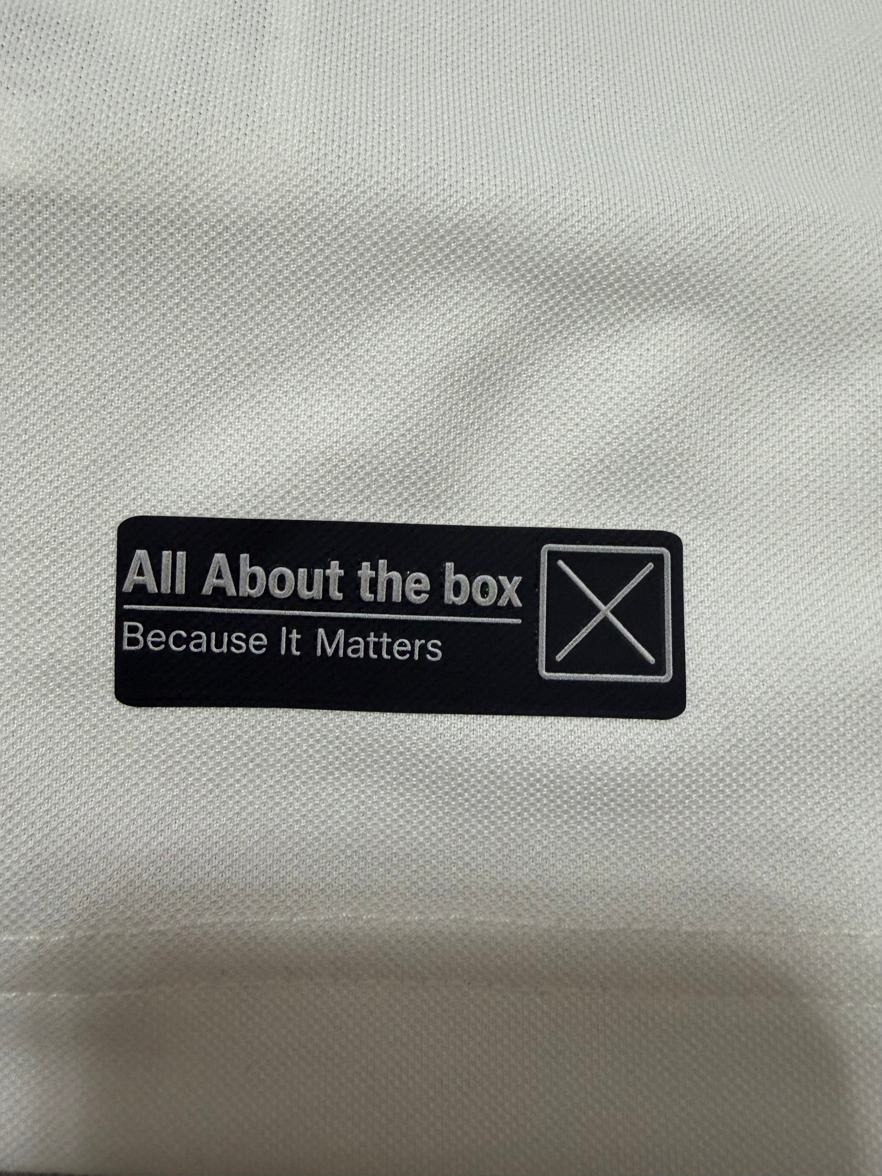 AATBox Short Sleeved White Polo Shirt